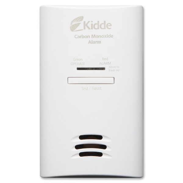 Kidde Carbon Monoxide Alarm, Alarm Audible Alert, Battery; AC Supply KID21025759 - main